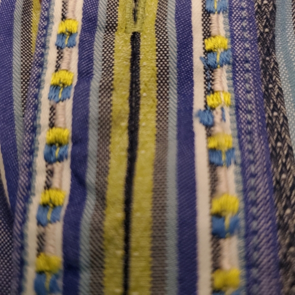 Robert Graham Men's Shirt Striped L Flip Cuffs - Picture 7 of 10